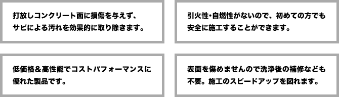 ケミカルエースRの特徴